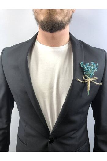 Hobigram Blue Chips Groom Boutonniere – Ειδικό σχέδιο, Αξεσουάρ, Ποιοτική Παραγωγή, Εντυπωσιακό Στιλ – Τεχνητό Τσιπ