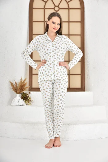 Arnetta Cats Long Sleeve Women's Shirt Pajamas Set