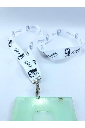 Hobigram Mustafa Kemal Atatürk Patterned Neck Strap Lanyard Badge Holder – Name Badge & Accessories, Stylish Design