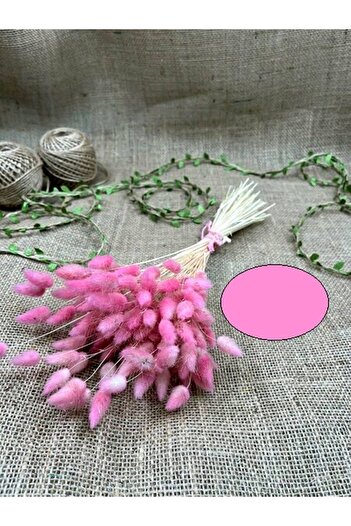 Hobigram Pink Color Cotton Flower – Special Design, Accessory, Quality Production, Eye-Catching Style – Artificial Flower Decoration,