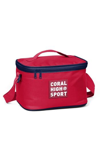 Coral High Sport Red Navy Blue Thermo Lunch Box 22892
