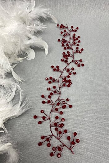 Hobigram Accesoriu pentru păr model Sia Burgundy – Design special, accesoriu, producție de calitate, stil atrăgător – Altă coafură