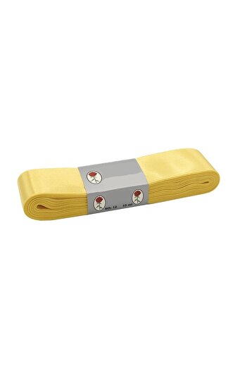 Hobigram Panglică Galbenă Satin 4 Cm – Design Special, Accesoriu, Producție de Calitate, Stil Glamour – Panglică – Kurde