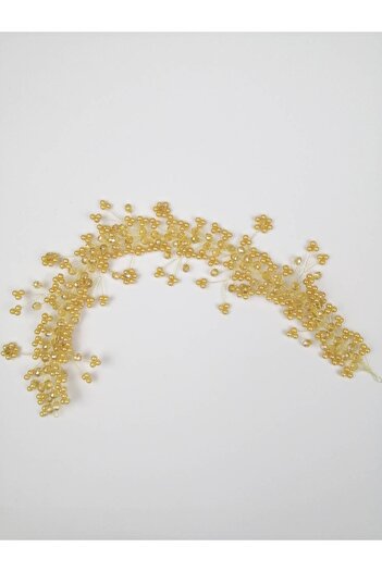 Hobigram Mustard Crystal Stone Hair and Turban Accessory – Other Hair Accessories, Stylish Design, Women's Accessory