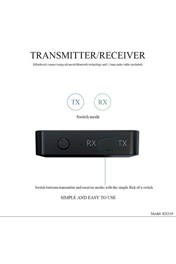 allym Tm-bt48 Şarjlı Bluetooth 5.0 Ses Müzik Alıcı Verici Adaptör