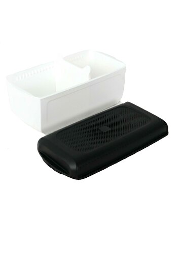 Tupperware Bread Box Basket with Compartment Apparatus Junior
