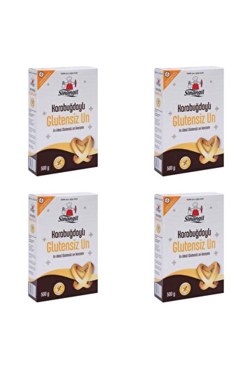 Sinangil Karabuğdaylı Glutensiz Un 500 Gr / 4 Adet
