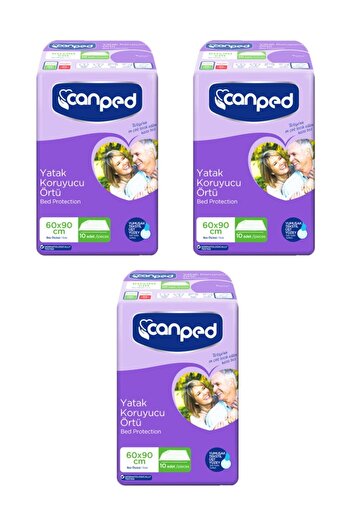 Canped Mattress Protective Cover 60x90 10 Pieces 3 Pack