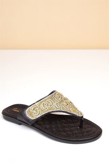 Pierre Cardin PC-6529 Black Women's Slippers