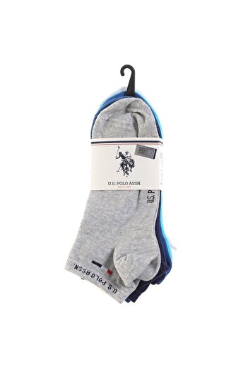 U.S. Polo Assn. Gray Melange 5-pack Men's Socks