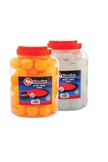 FixPoint P-0483 Orange Table Tennis Ball Pack of 60
