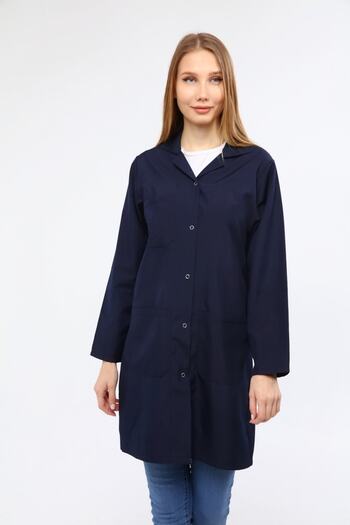 Çamdalı İş Elbiseleri Γυναικεία ποδιά Navy Blue Alpaca - Γυναικεία ποδιά εργασίας Navy Blue