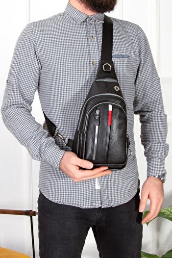 By Hakan Newish Polo 2021 Body Bag Cross Back and Shoulder Bag Μαύρο