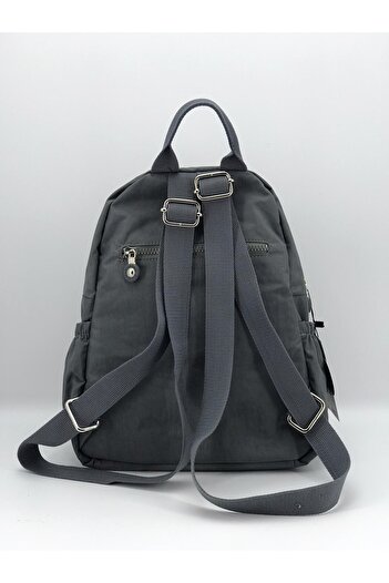 MEGA Gray 255 Crinkle Fabric Backpack