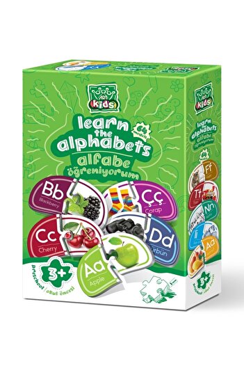 Art Puzzle Alfabe Öğreniyorum Art Kids