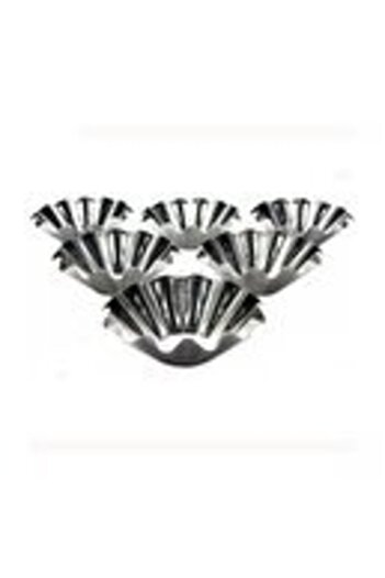 Pasta Market Bimbambom 12-Piece Metal Stainless Cake and Cookie Mold