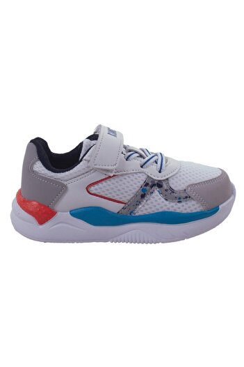 Kinetix Pender White Navy Blue Orthopedic Casual Boy's Sports Shoes