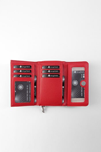 CENGİZ PAKEL Red Women's Wallet