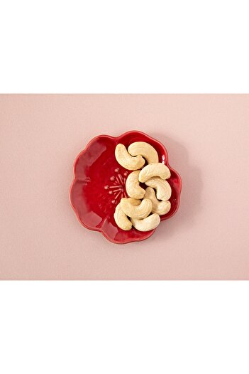 English Home Bellflower Ceramic Snack Bowl 9 Cm Red