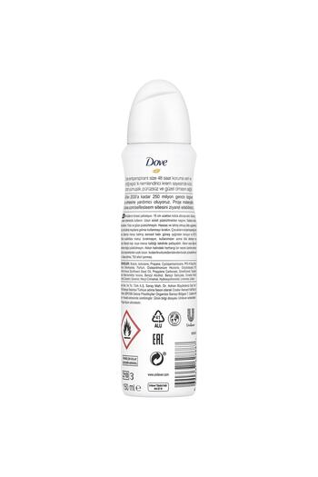 Dove Kadın Deodorant Anti-perspirant Invisible Dry 150 ml - 6'lı Avantaj Paketi