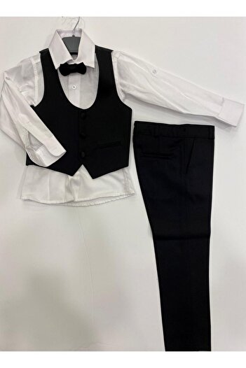Carinos Boy's 6-Piece Detachable Collar Tuxedo Suit