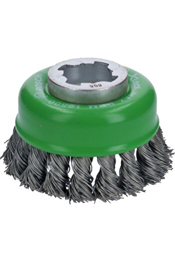 Bosch - X-lock - Heavy Series Twisted Wire Brush for Inox 75*0.5 Mm