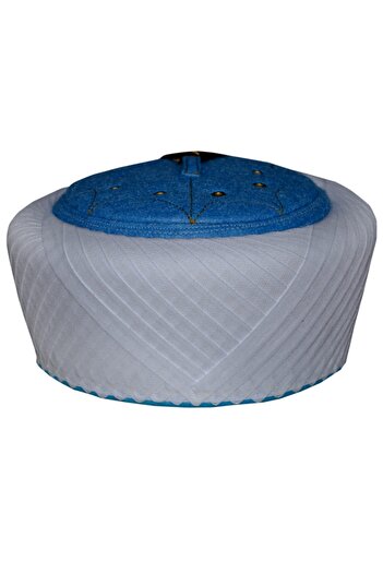 şahinbak Luxury Turquoise Felt Sultan Yellow,imam Yellow,cross Yellow,turquoise Imam Yellow (S016)