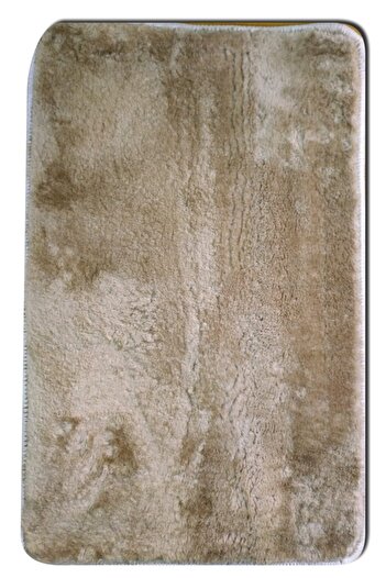Başaran tekstil 50x80cm Kaymaz Tabanlı Pofuduk Kalın Paspas, Evin Her Yerine, Ipeksi Dokunuş