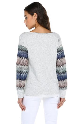 Quincey V-Neck Sweatshirt