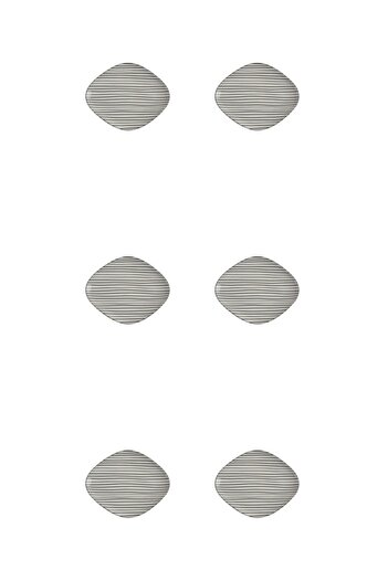 Porland Hope Flat Plate 27cm Set of 6