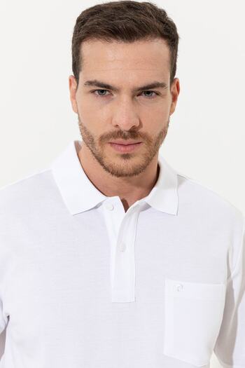Pierre Cardin Ανδρικό λευκό μπλουζάκι Basic G021SZ011.000.1370051.VR013