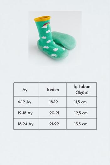 Genel Markalar Unicorn Kaydırmaz Taban Çorap Panduf