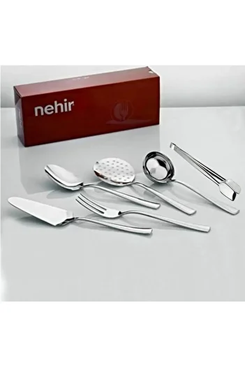 Nehir Sahara Serving Set - 6 Pieces Tableware Serving Set