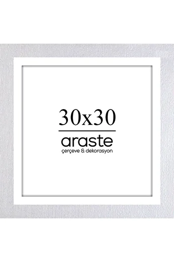 Araste Çerçeve & Dekorasyon 30x30 Frame (No Poster) - Bos1004