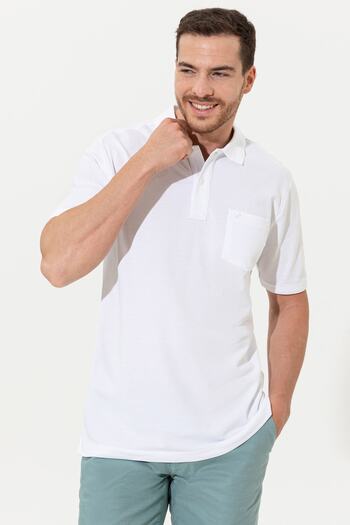 Pierre Cardin Ανδρικό λευκό μπλουζάκι Basic G021SZ011.000.1370051.VR013