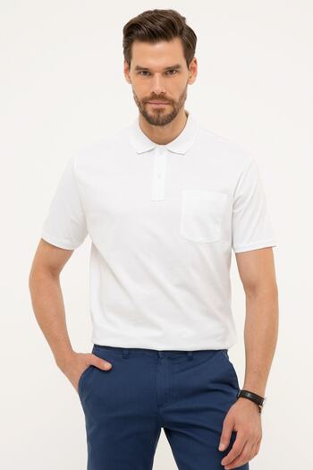 Pierre Cardin Ανδρικό λευκό μπλουζάκι Basic G021GL011.000.742362.VR013