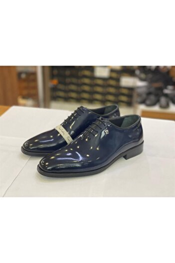 Pierre Cardin S 103129 Чоловічі класичні шкіряні черевики з шнурівкою, темно-сині