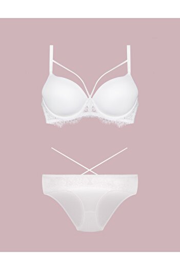 Nurteks 4618 Empty Cup Bra Set