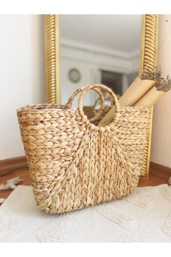 KaiHome Sturdy Large Straw Bag/Beach Bag
