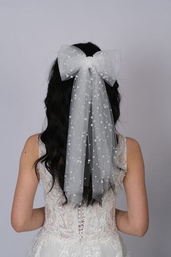 Hobigram Bridal Hair Accessory Pearl Bow Special Design Buckle Bridal Hair Accessory – Other Hair Accessories –