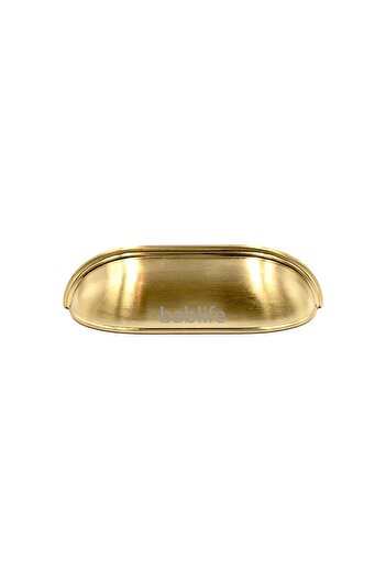 bablife Mâner de lux pentru sandale, 96 mm, auriu mat, sertar, dulap, mânere de mobilier