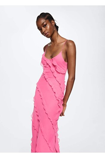 MANGO Woman Dress Pink