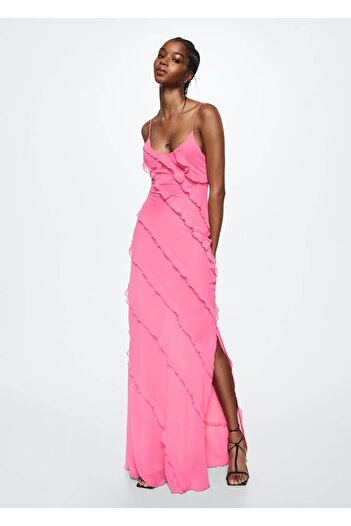 MANGO Woman Dress Pink