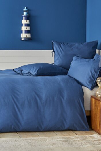 Nautica Home Pruva Dark Blue Single Duvet Cover Set