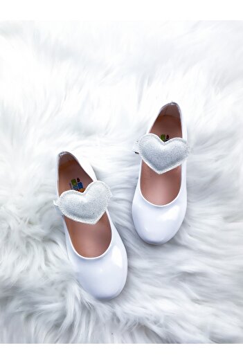babelia Girl's White Heart Ballerina Ballet