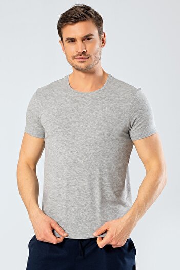 Cacharel Men's T-shirt - Cotton and Lycra, O-Neck, Short Sleeve