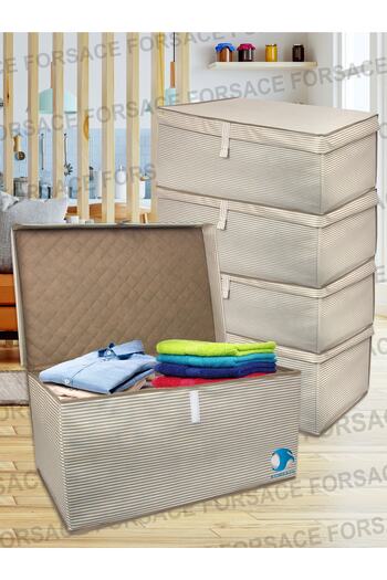 FORSACE 5 Multi-Purpose Storage Box Organizer with Lid Mega Plus 70 X 40 X 30 cm