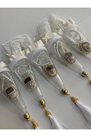 Markapolin Pearl Prayer Beads and Stoned Chanting 5 Pieces Comes in Mixed Colors