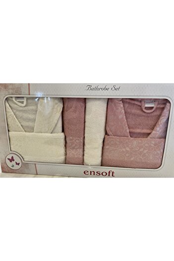 Nurpak Ensoft Aile Bornoz Seti 8 Parça