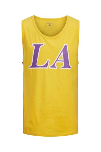 Jack & Jones Jack Jones Base Tank Top Men's Yellow Undershirt 12210164-22
